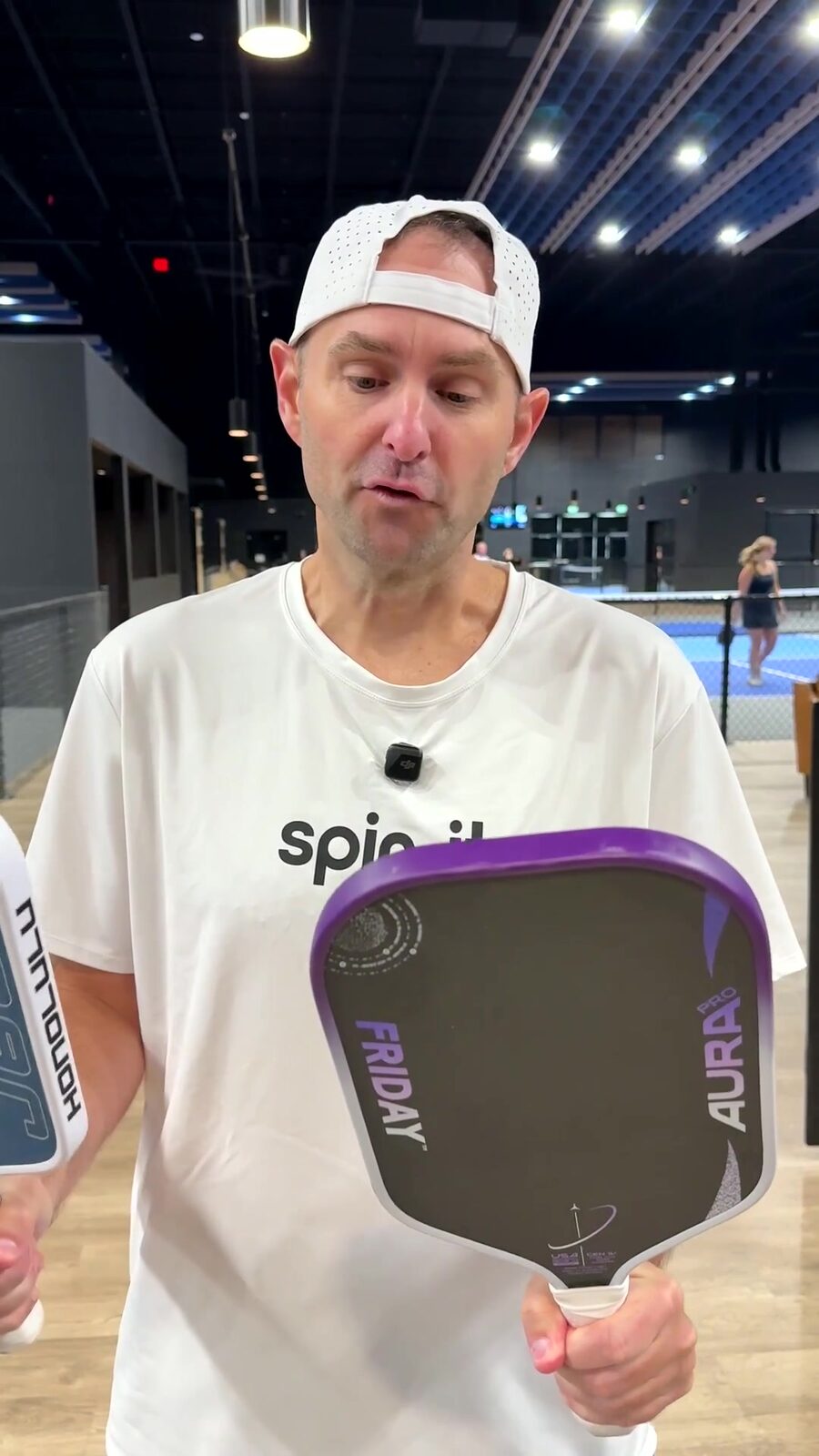 Honolulu J6CR vs Friday Aura Pro paddle comparison on court